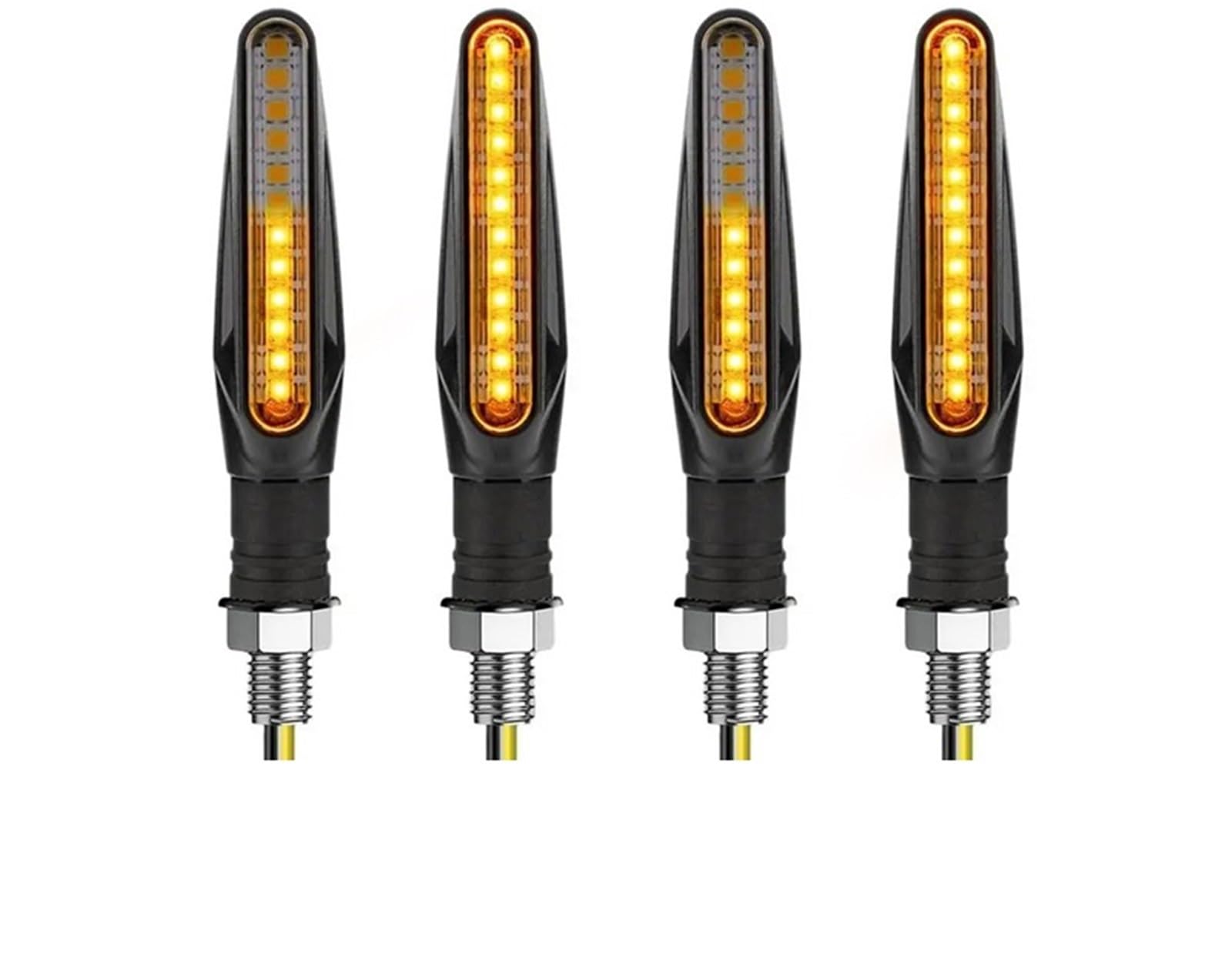 Światła kierunkowskazów Kierunkowskaz Motocykla | Kierunkowskaz motocykla Uniwersalny migający dynamiczny migacz DRL(4 Pcs)
