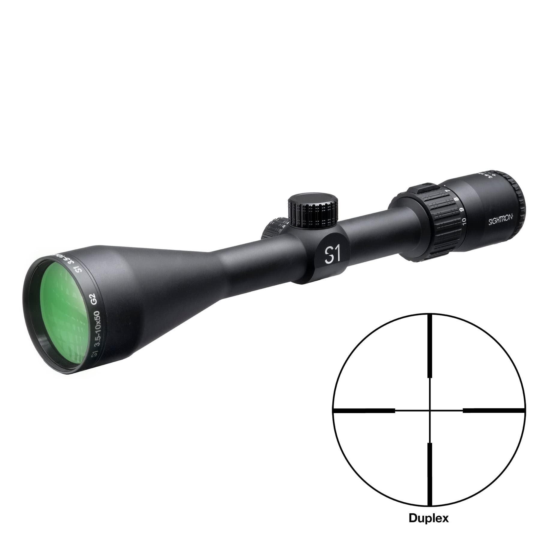 Amazon.com : SIGHTRON S1 3.5-10X50 G2 RIFLESCOPE W/Duplex Reticle