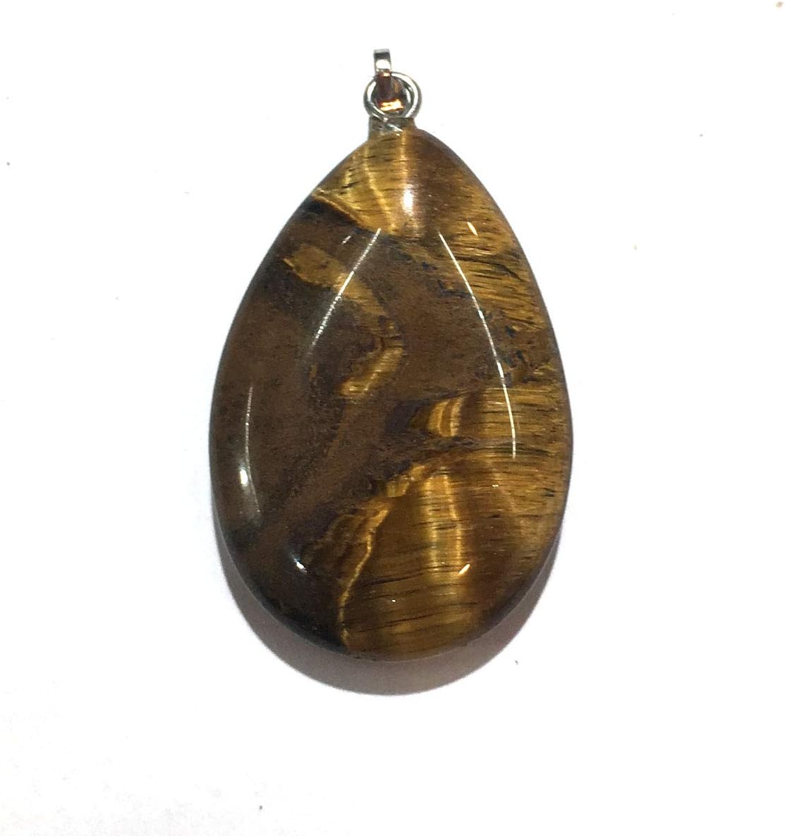 20pcs Natural Stone Pendants,Oval Semi Precious Stone Rose Quzrtz Tige’s eye 16X24mm Charms for DIY Bracelet Necklace Jewelry Making Gift (20pcs Random Colors) - Image 7