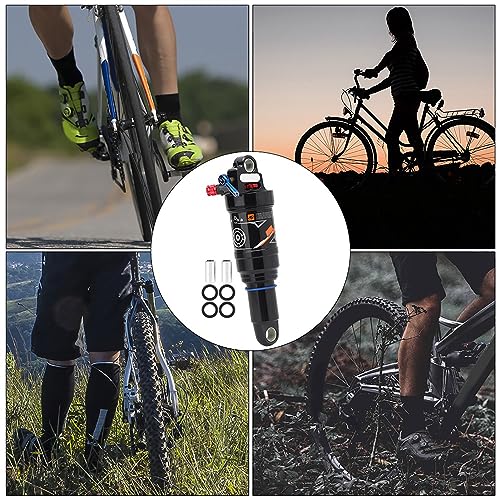 Tbest Fahrrad-Stoßdämpfer Hinten, Mountainbike-Luftdruck-Stoßdämpfer Soft Heckrahmen Springback for Forest, Rock, Mountain, Trail