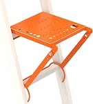 Support de plate-forme d'échelle,Outil d'extension antidérapante,Stand d'échelon lourd,Accessoires d'étage 400 Pound (Orange)- Pour les accessoires de petite échelle géante, plate-forme d'échelle, pas d'étage, pas de échelle