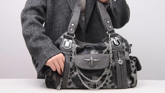 Bolso Hobo estilo Vintage Y2K para mujer miniatura 7