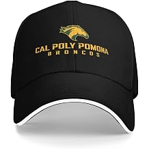 Cal Poly Mustangs Breathable Unisex Snapback-Structured Sandwich Cap for All-Day Wear