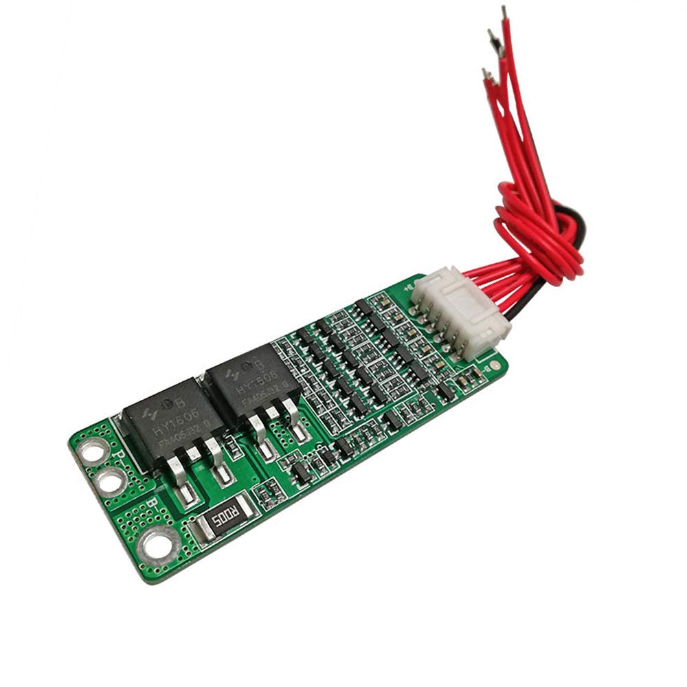 Anmbest 5S 18V 21V 15A 18650 Charger PCB BMS Protection Board, Li-ion Lithium Battery Charger Lipo Cell Module with 6-core Wire
