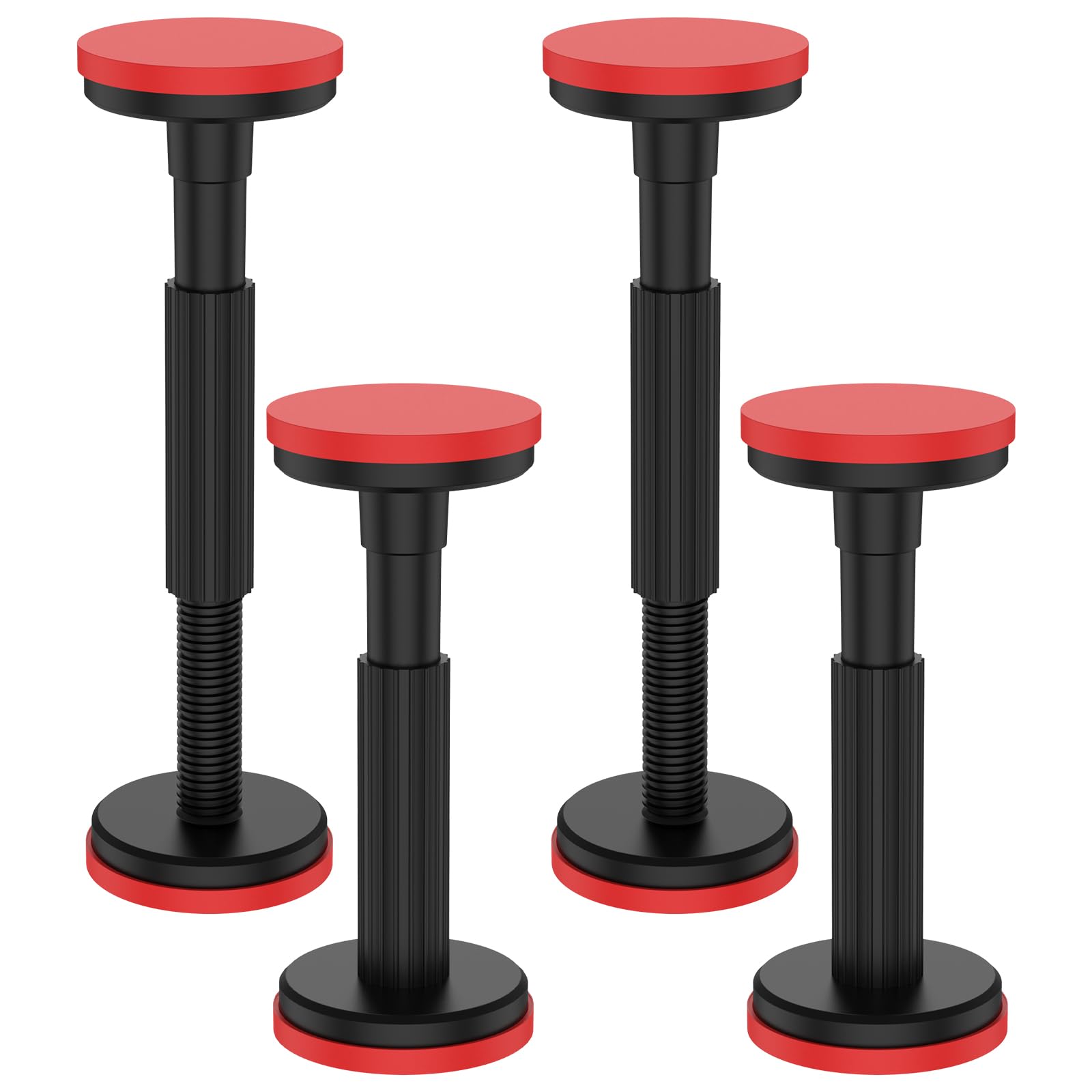 4Pcs Telescopic Support Rod 18-45cm Quick Adjustable Support Pole Extension Rod Nylon Cabinet Lifting Bracket, Supports Up to 200kg, Construction Tools for Cabinet Ceiling Door Frame Strut