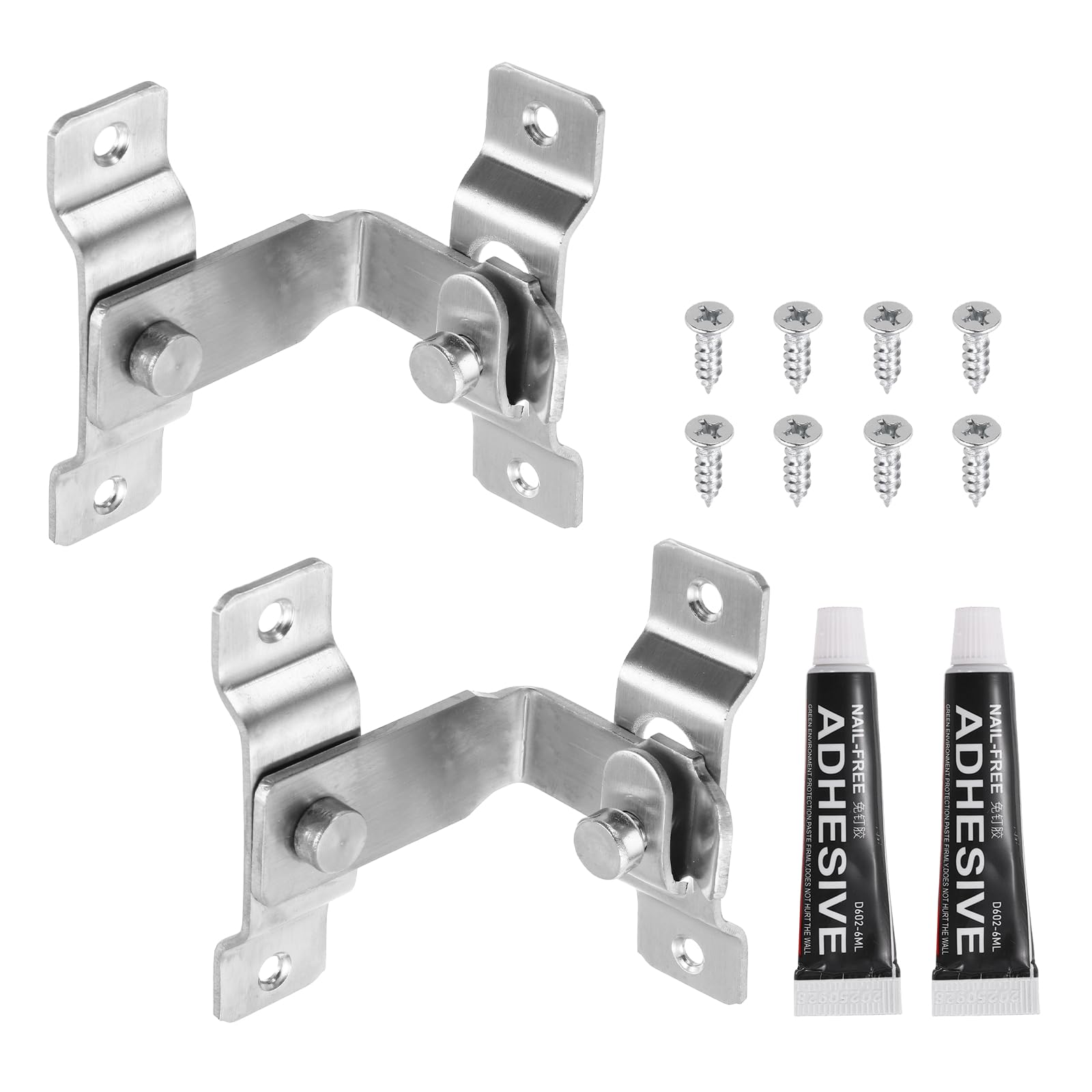 Loquet de porte à rabat en acier inoxydable anti-corrosion 90°
