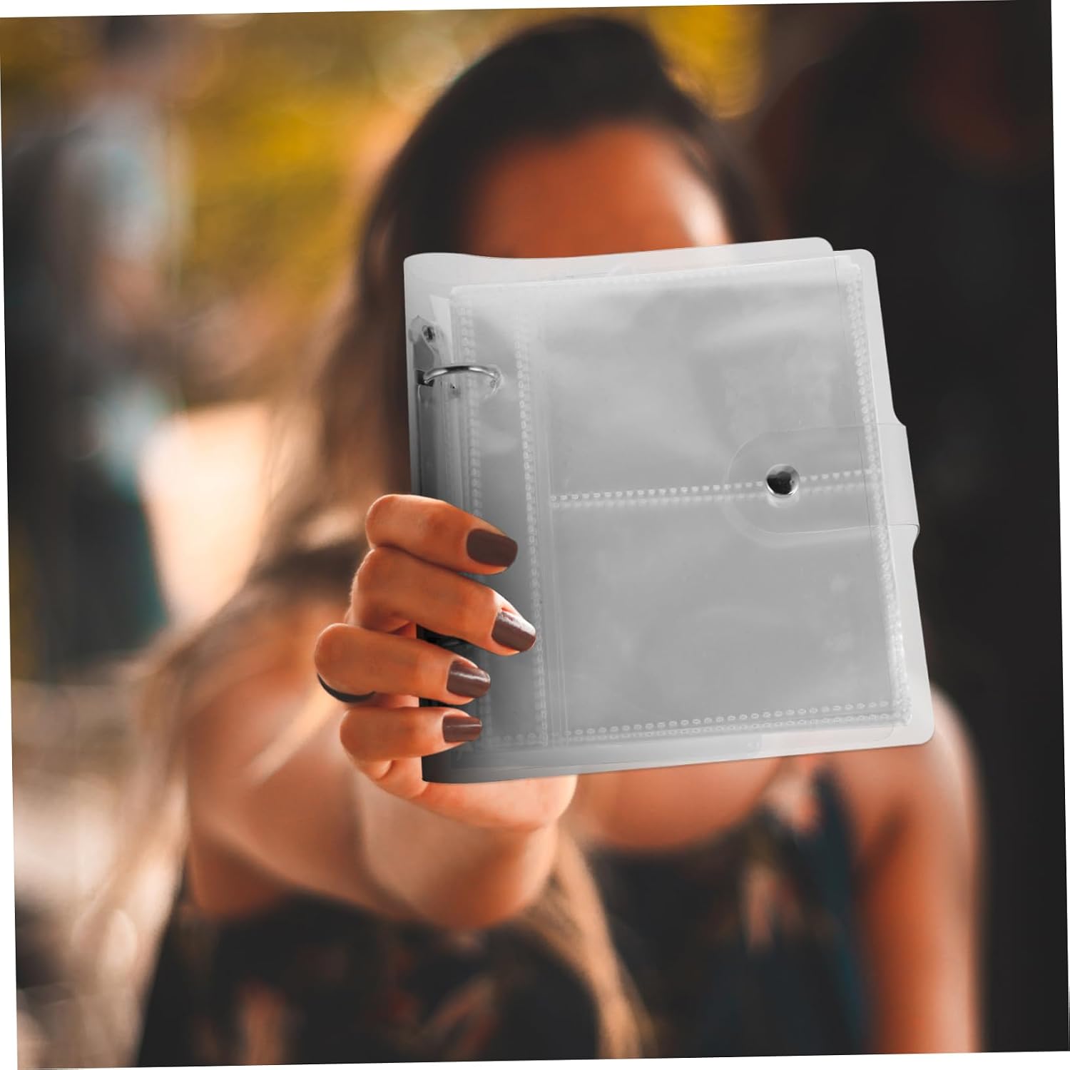 KOMBIUDA 2pcs Photocard Binder Album Portable Refillable Storage for Photos and Cards High Transparency Compact for Organizing Small Collectibles