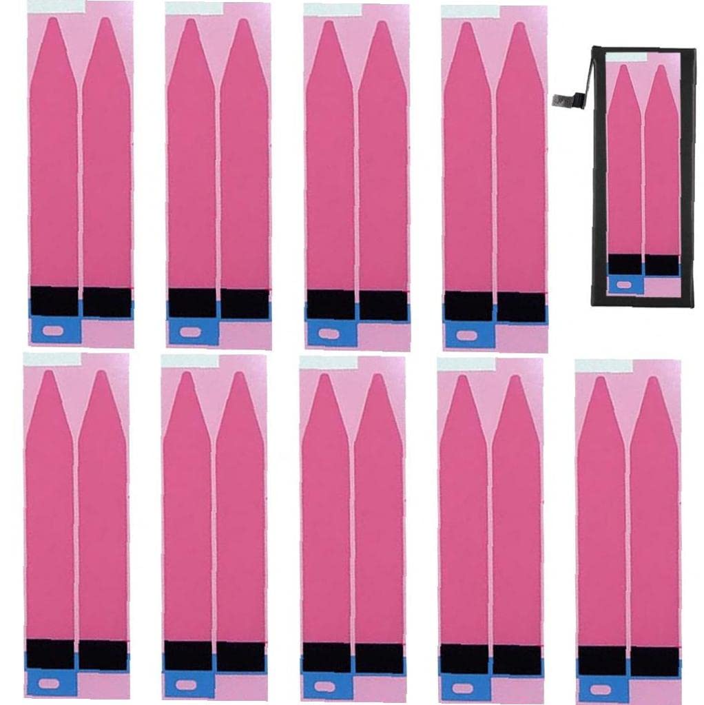 Haowul 10pcs Universal Battery Adhesive Sticker Easy to Pull Trackless Tape Strip for Mobile Phone Battery Glue Tape Strip Tab