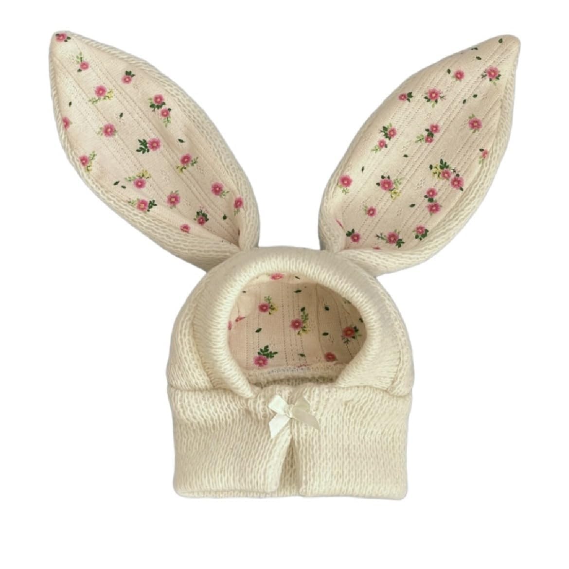 Rabbit Quiet Ears for Dogs, Dog Ear Muffs Noise Protection Knitted Dog Hats