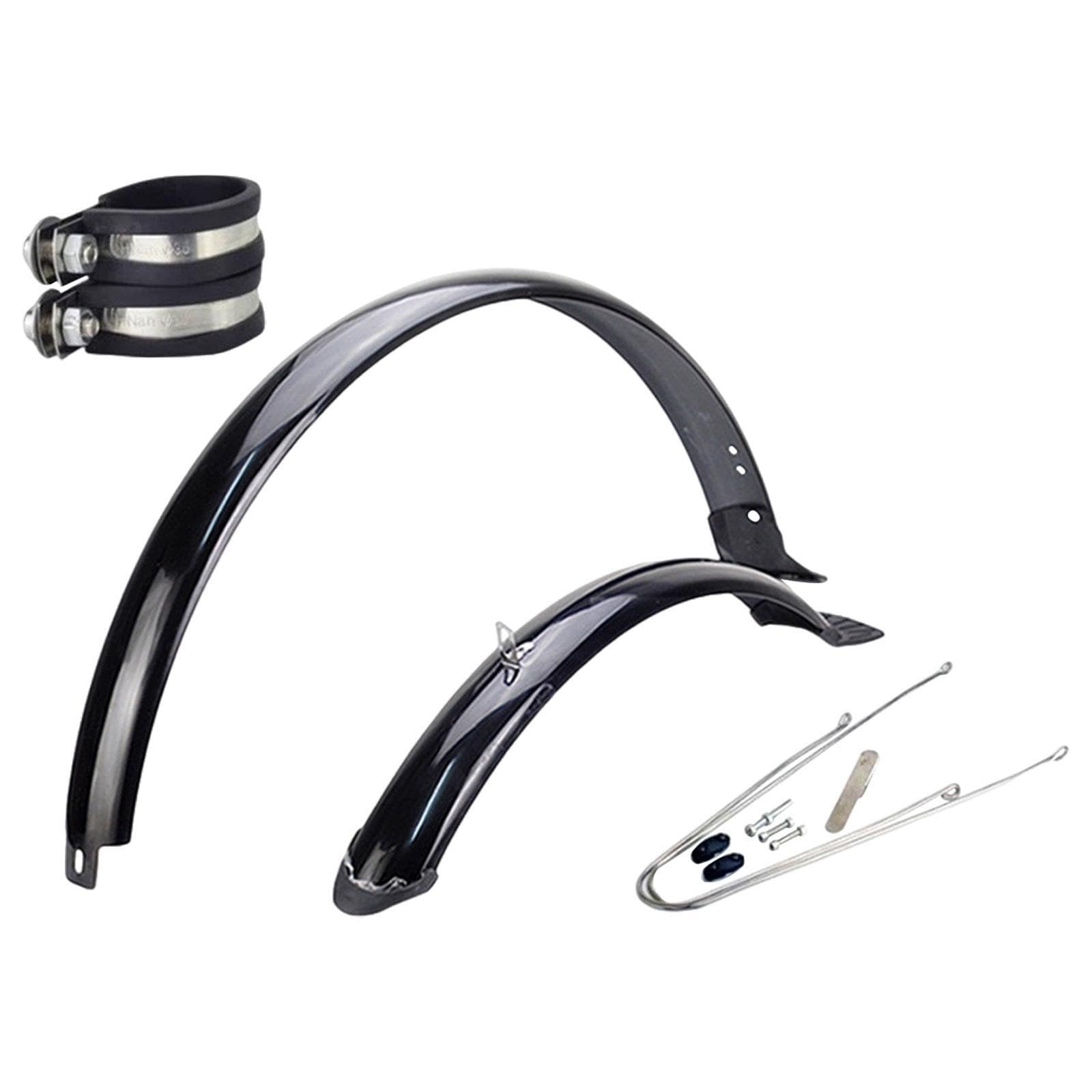 Set di parafanghi impermeabili per mountain bike, facili da staccare, mantengono la bici pulita da pioggia e fango, 27,5 x 1,75, impermeabili contro