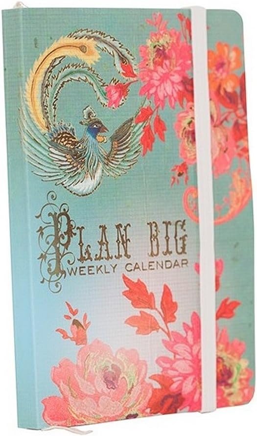 Bird of Paradise Small Pocket Planner Weekly Monthly