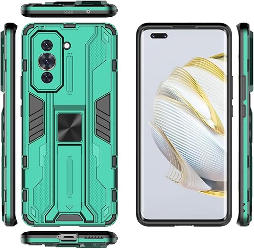 Funda para Huawei Nova 10 Pro GLA-AL00, funda protectora con función de atracción magnética, color verde