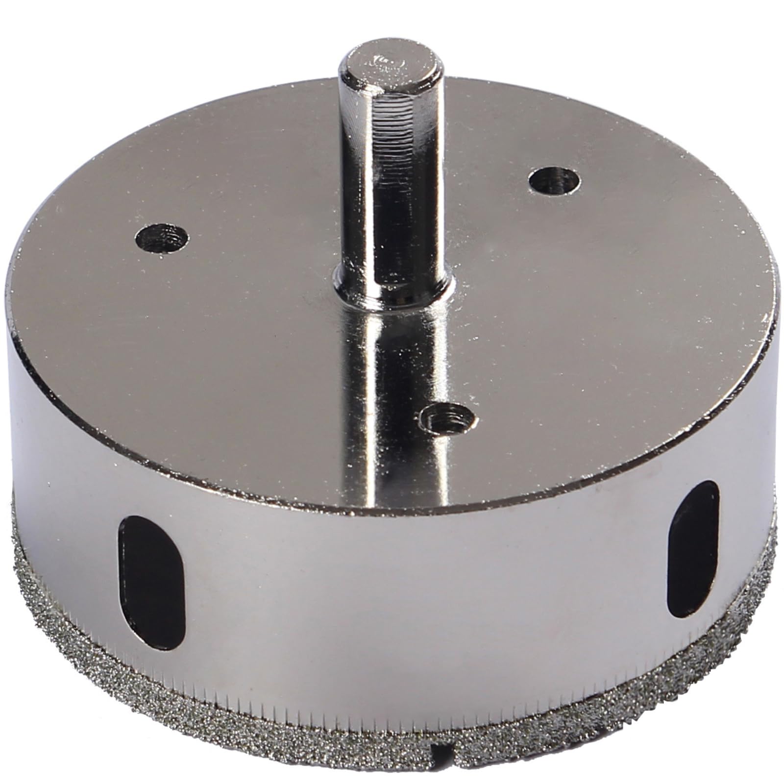 Drilax 2-7/8" Diamond Hole Saw | 1-1/8" Cutting Depth | Standard 3/8" Shank | Wet Drilling for Glass, Porcelain, Ceramic, Tile, Quartz, Granite,