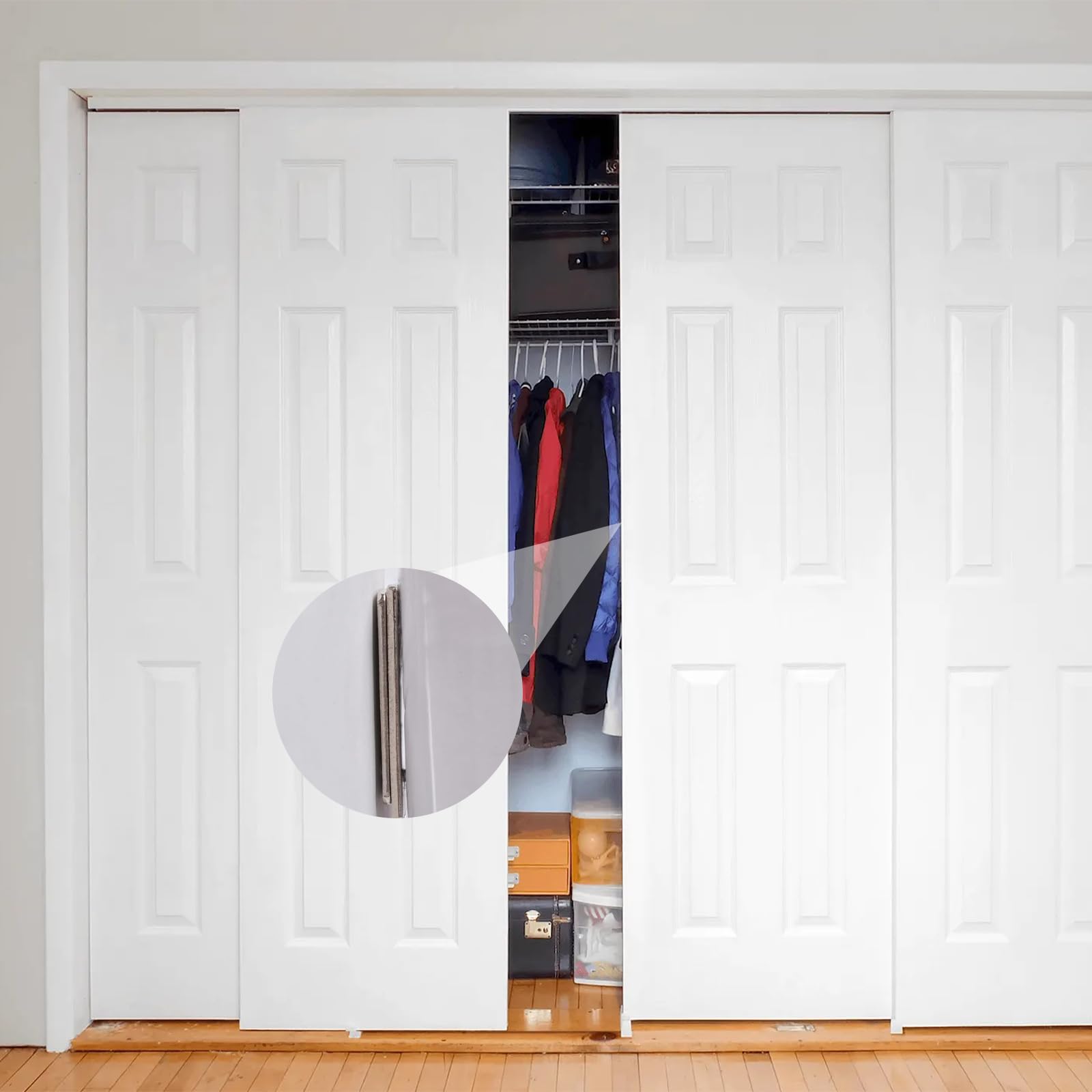 4 Magnetini Per Ante Armadio - Chiusura Magnetica Forte, Con Viti E Nastro Adesivo - Foto 9