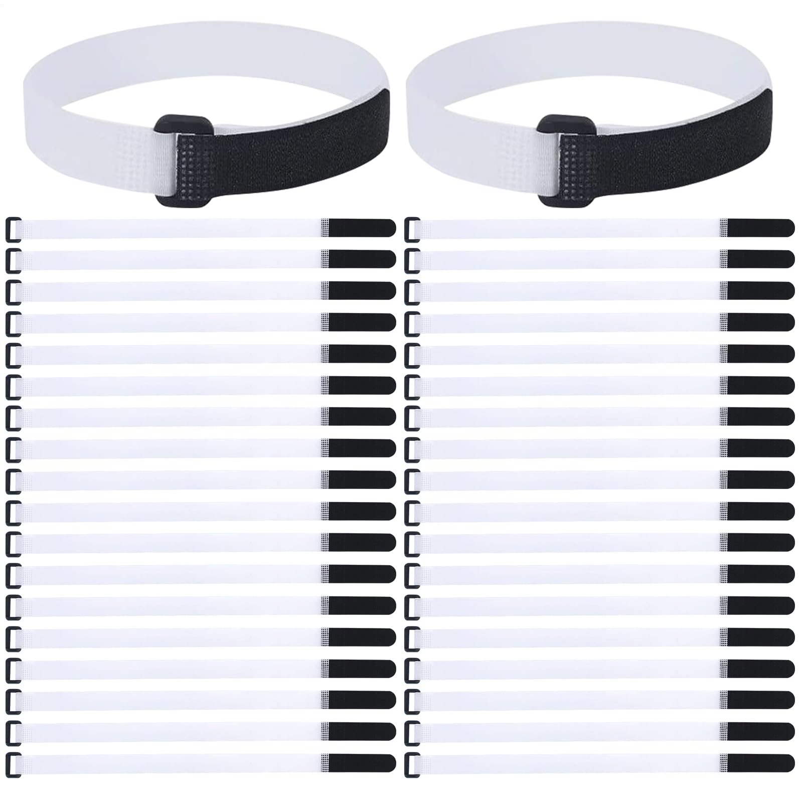 Goal Net Straps - 50 Pieces Soccer Goal Net Post Straps Fastening Ties Reusable | Stable Football Mesh Fixing Strap Hold With Easy Use For Playground Gym Outdoor Kids Boys Athletic Practice
