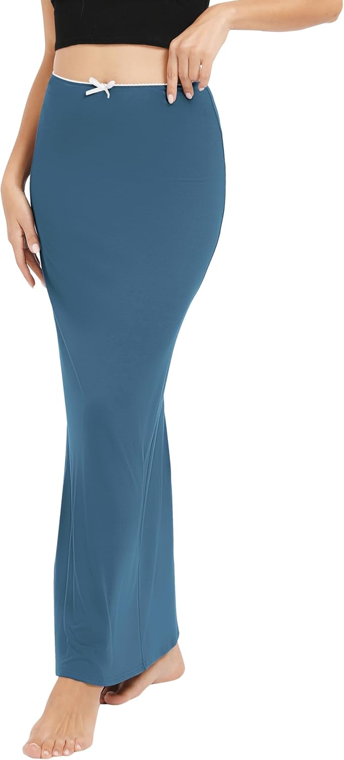 Urban CoCo Women's Elastic Waist Long Maxi Skirt Flowy Summer Beach Skirt for Vacation - Image 2