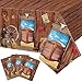 Capoda 3 Pieces Cowboy Tablecloths Cowboy Table Cloth Western Theme Table Cover Plastic Waterproof Wild West Party Decorations Supplies for Birthday Baby Shower Carnival Prom Favors, 54 x 108 Inch