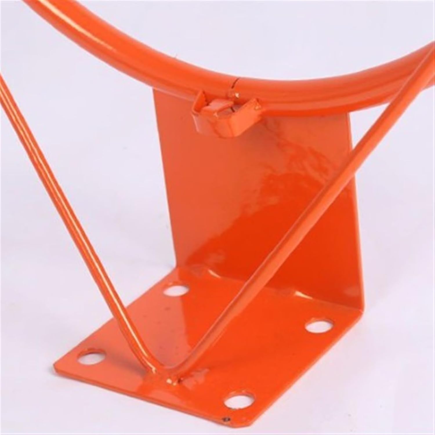 AOKLEY Portable Shoot at The Basket Frame Wall-Mounted Basketball Frame, Outdoor Movable Portable Basketball Basket, Indoor Household Shooting Rack (Color : Brass)