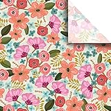 Gypsy floral tissue is pretty enough to use as impromptu gift wrap Purchase includes 6 packages of the same design containing 4 sheets each; 24 sheets in all Made in Italy; tissue sheets measure 20" x 30"; beautiful for lining gift boxes; adds a colo...