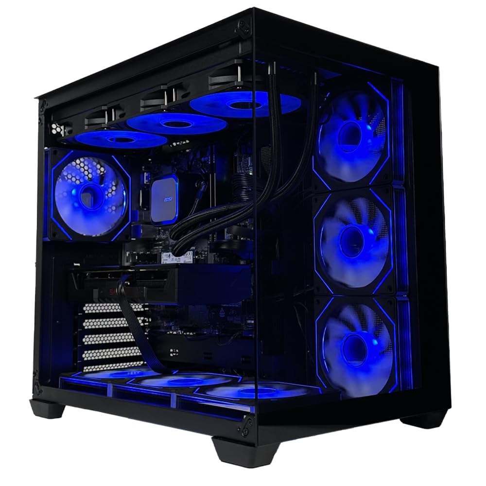 PJ DIGITAL STORE GLADIO V4 - Pc gaming ryzen 5 9600X, Rtx 5060 ti 8Gb, Ram 32Gb 6000Mhz, Ssd 1000 Gb, Dissipatore Liquido 360mm, Windows 11 pro, PC desktop gaming, fino a 5.30Ghz