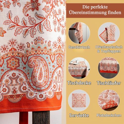 Maison d'Hermine Schürze, 100% Baumwolle (70 cm x 85 cm, 1er-Set) – Ansicht 6