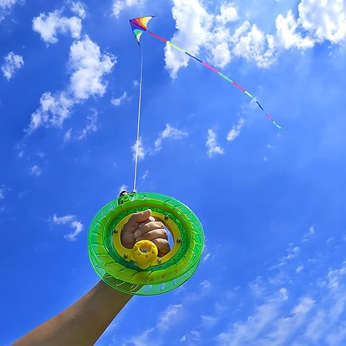 Miniatura 6 de Cometa de avión grande para adultos y niños, fácil de montar, simple, fácil de volar, niños y niñas con cuerda de cometa de 300 pies