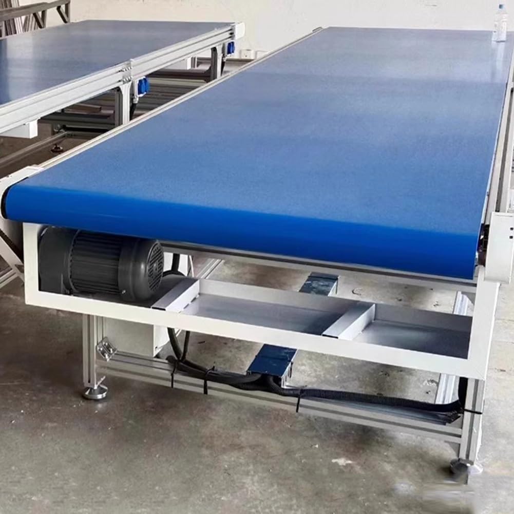 YJEUZCD PU Conveyor Replacement Belt Material, Food Commercial Packaging Factory Production Line Belt, Home Grain Bucket Pulley Belts(3.3x32.8 ft)