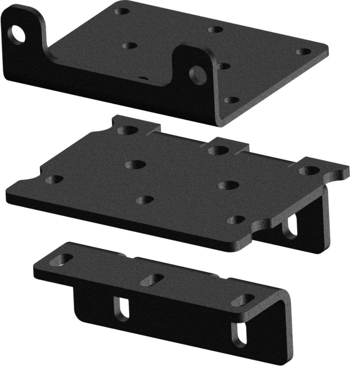 KFI 101370 Winch Plow Mount, Black
