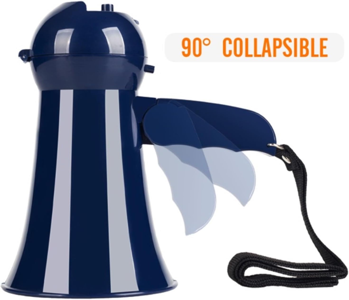 Megaphone Loud Hailer Portable Megaphone Handheld Voice Amplifier Bullhorn with Volume Control Bullhorn Megaphone for Sport