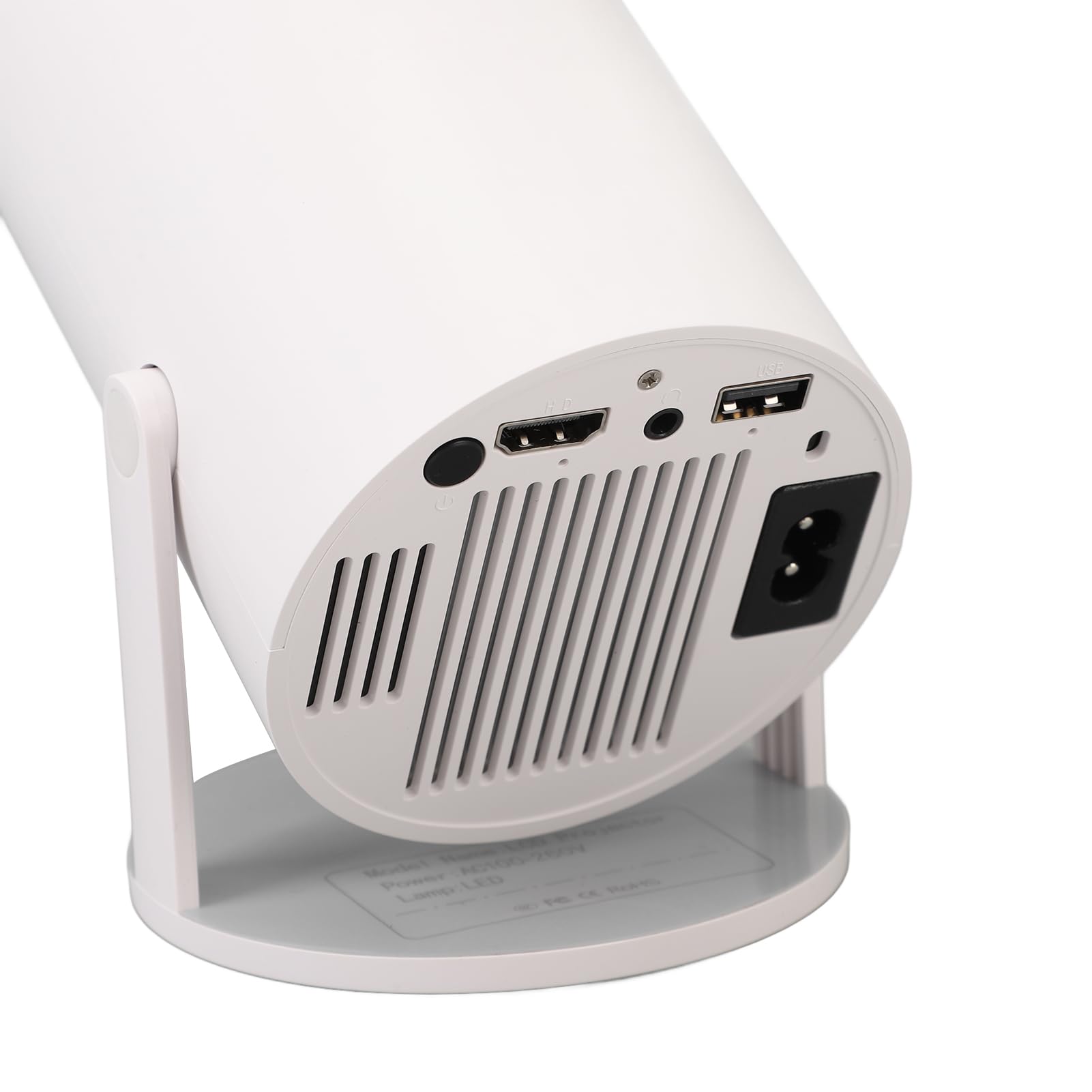Mini Proiettore 4K con WIFI 5G e Bluetooth, Proiettore Cinematografico per Esterni da 1 GB +8 GB Girevole a 270 Gradi con Correzione Automatica, Proiettore Home Theater da (Spina