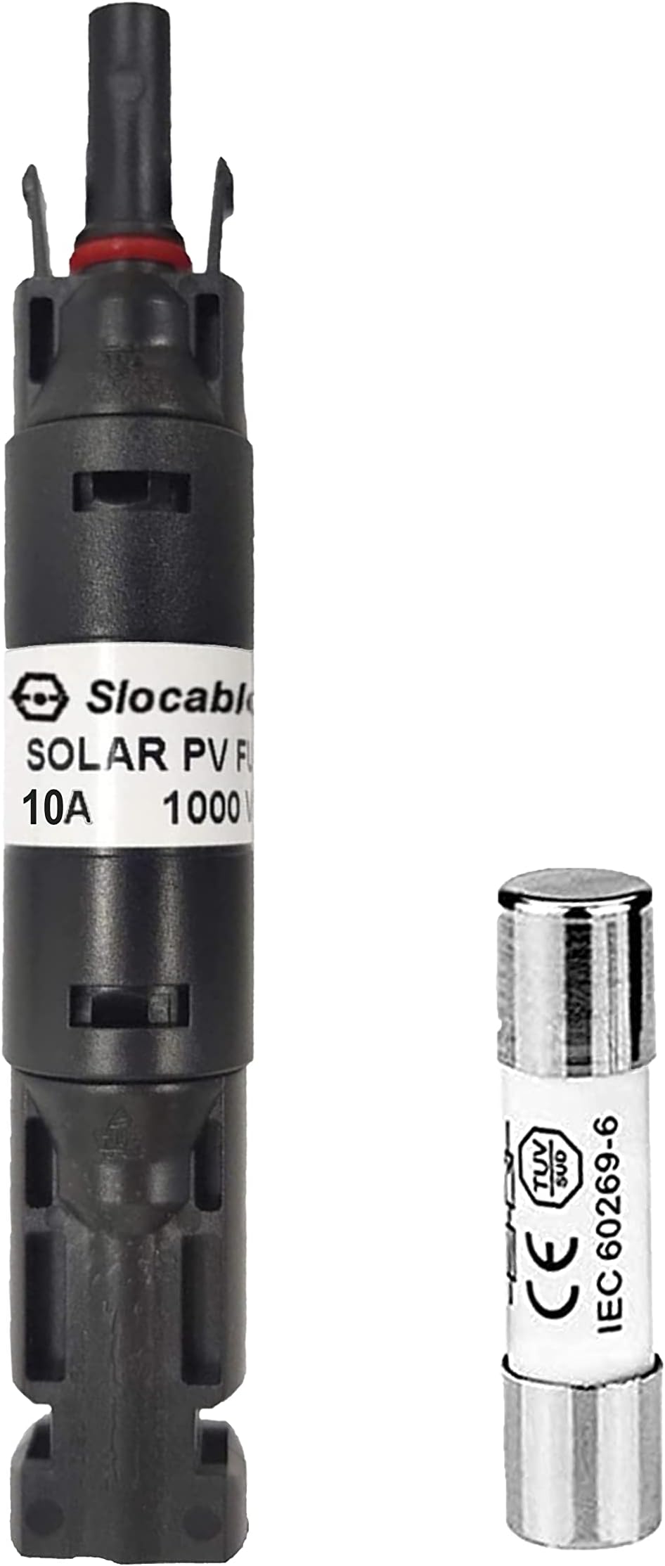 CHDENUO Odyssey 10A MC4 Solar PV in-Line Fuse Holder Waterproof w/Fuse 10 Amp