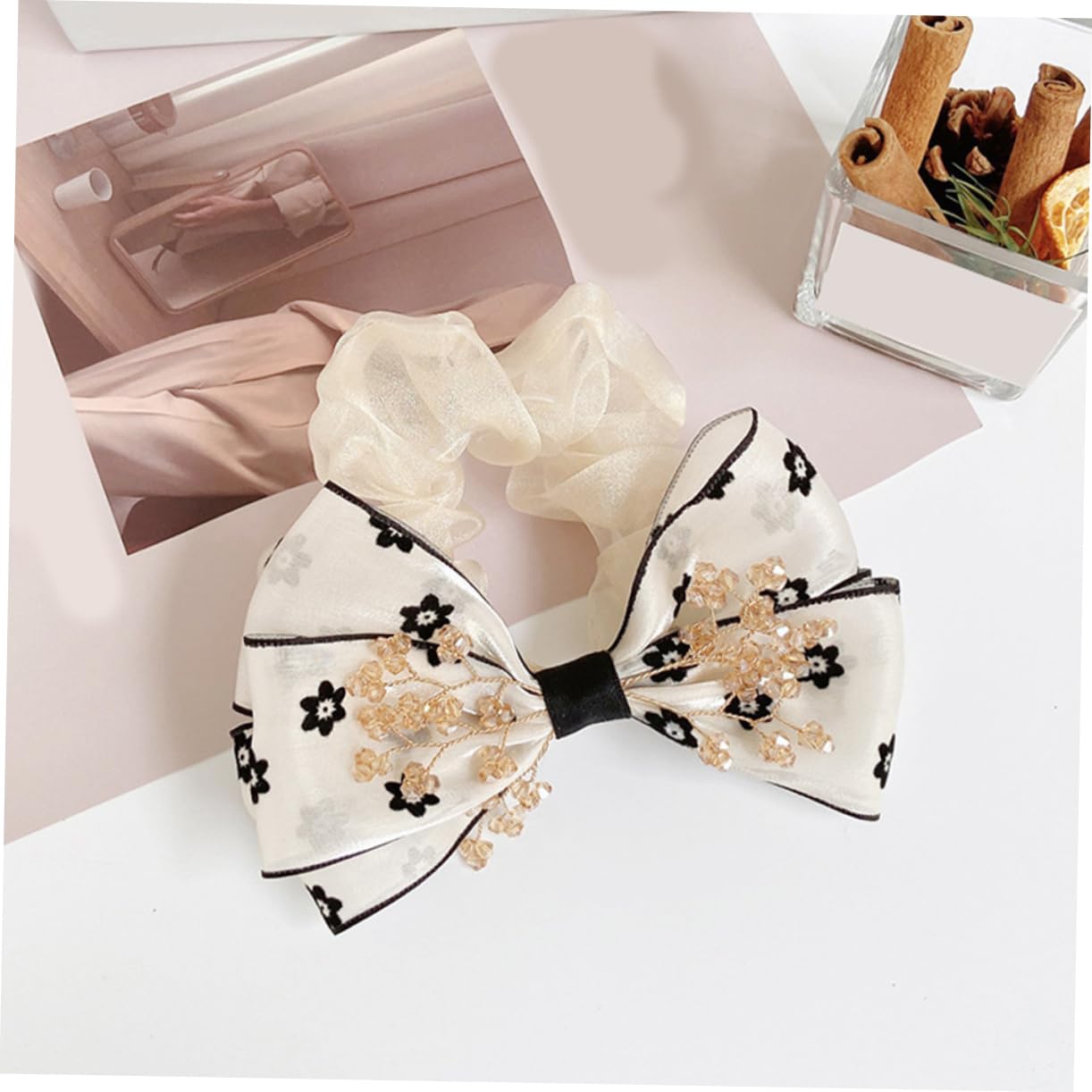 Didiseaon 2 Juegos De Coleteros Elegantes Para Niñas Con Lazo Y Lazo De Satén Para El Pelo Decoración Para Mujeres Y Niñas (2 Unidades)