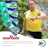 Vista 1 de Murata 337 SR416SW Batería 1.55V Celda de botón de reloj de óxido de plata - Sustituye a Sony 337 (2 baterías)