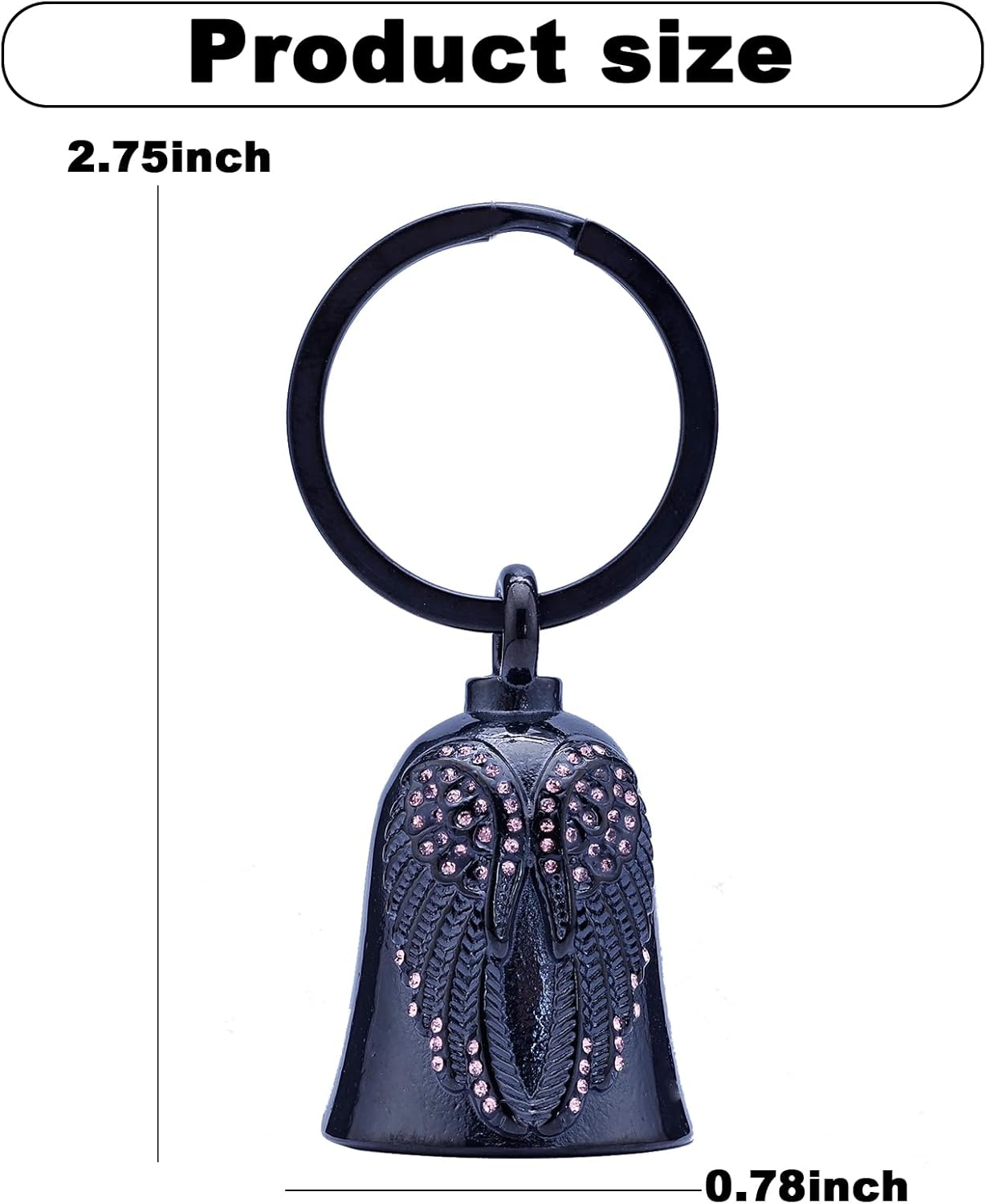 Motorcycle Women Bells - Motorcycle Angel Bell for Men Women,Bell Biker Accessory,Guard Riding Safety - Image 4