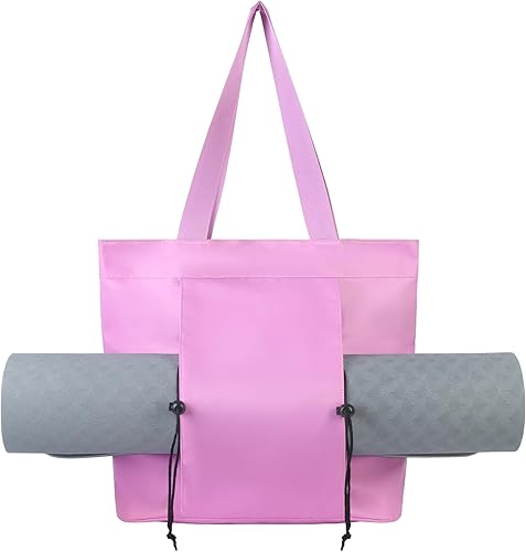 Miniatura 8 de Bolsa para esterilla de yoga, bolsa de yoga con esterilla de yoga, bolsa de hombro reversible para pilates, oficina, viajes, entrenamiento, playa y