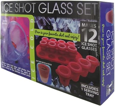handy helpers Bulk Buys Ice Shot Glass Set
