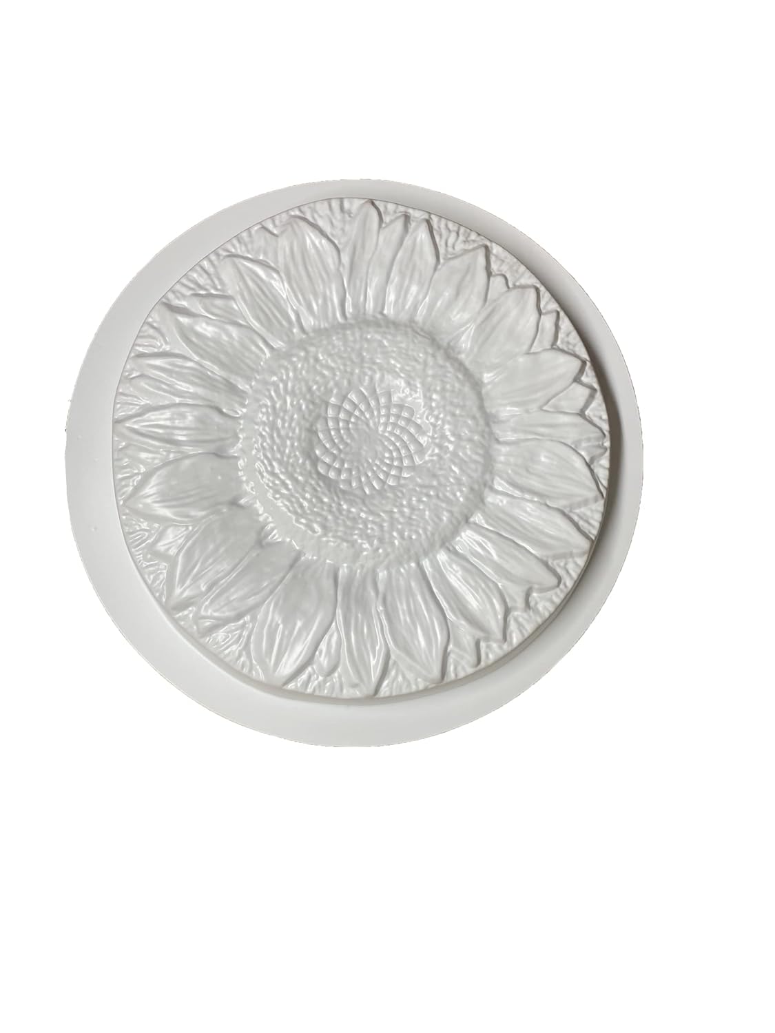 Sunflower Stepping Stone Mold, Concrete Stepping Stone Mold, Garden Decor Mold, 15.5" Round ***NOT A Finished Stone***