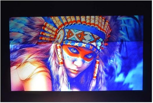Projector Screen 60 72 84 100 120inch Reflective Fabric Projection Screen for and Use It Quickly Without Professional Installation84 inch