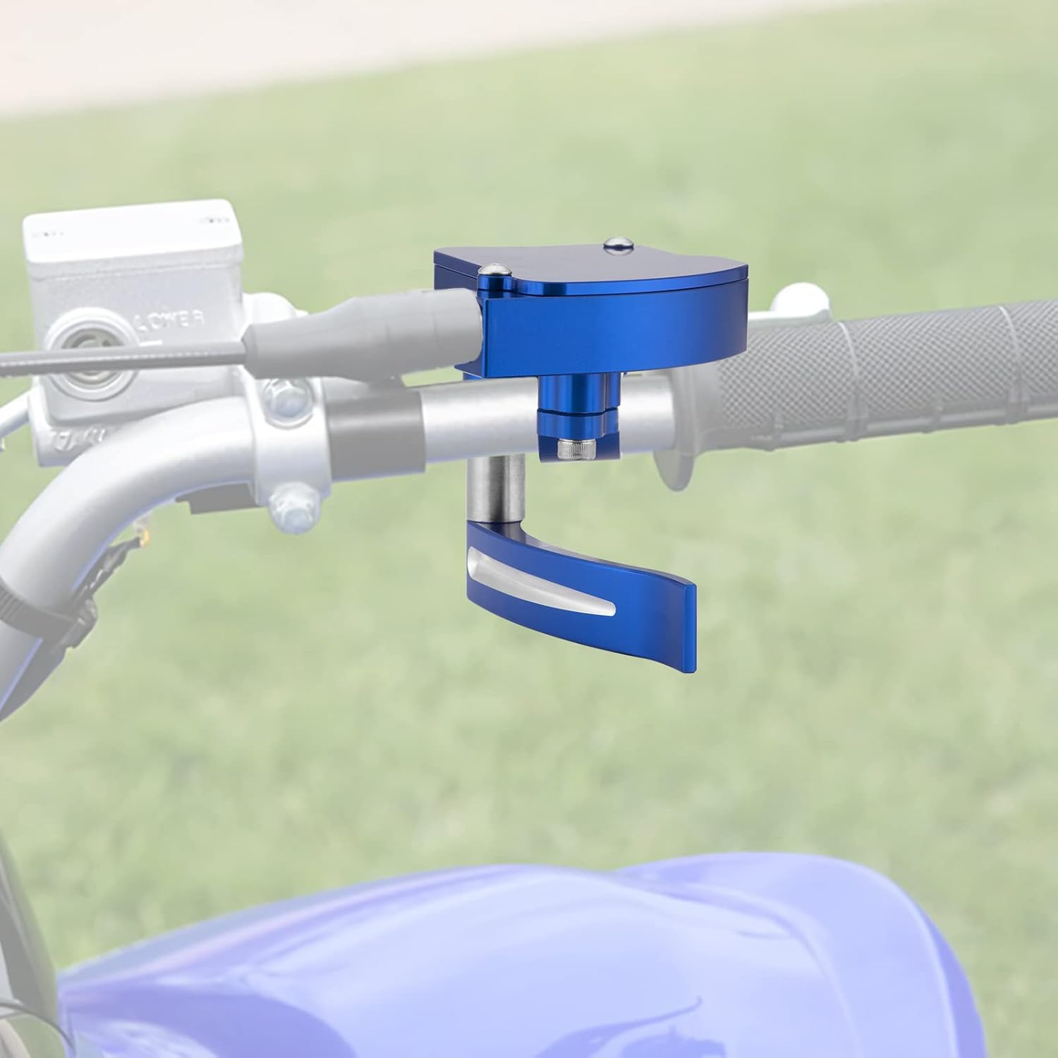 WeiSen ATV Billet CNC Throttle Thumb Assembly Anodized Blue Compatible with 7/8" 22mm Application of Honda Kawasaki Suzuki Yamaha Dirt Bike ATV Quad