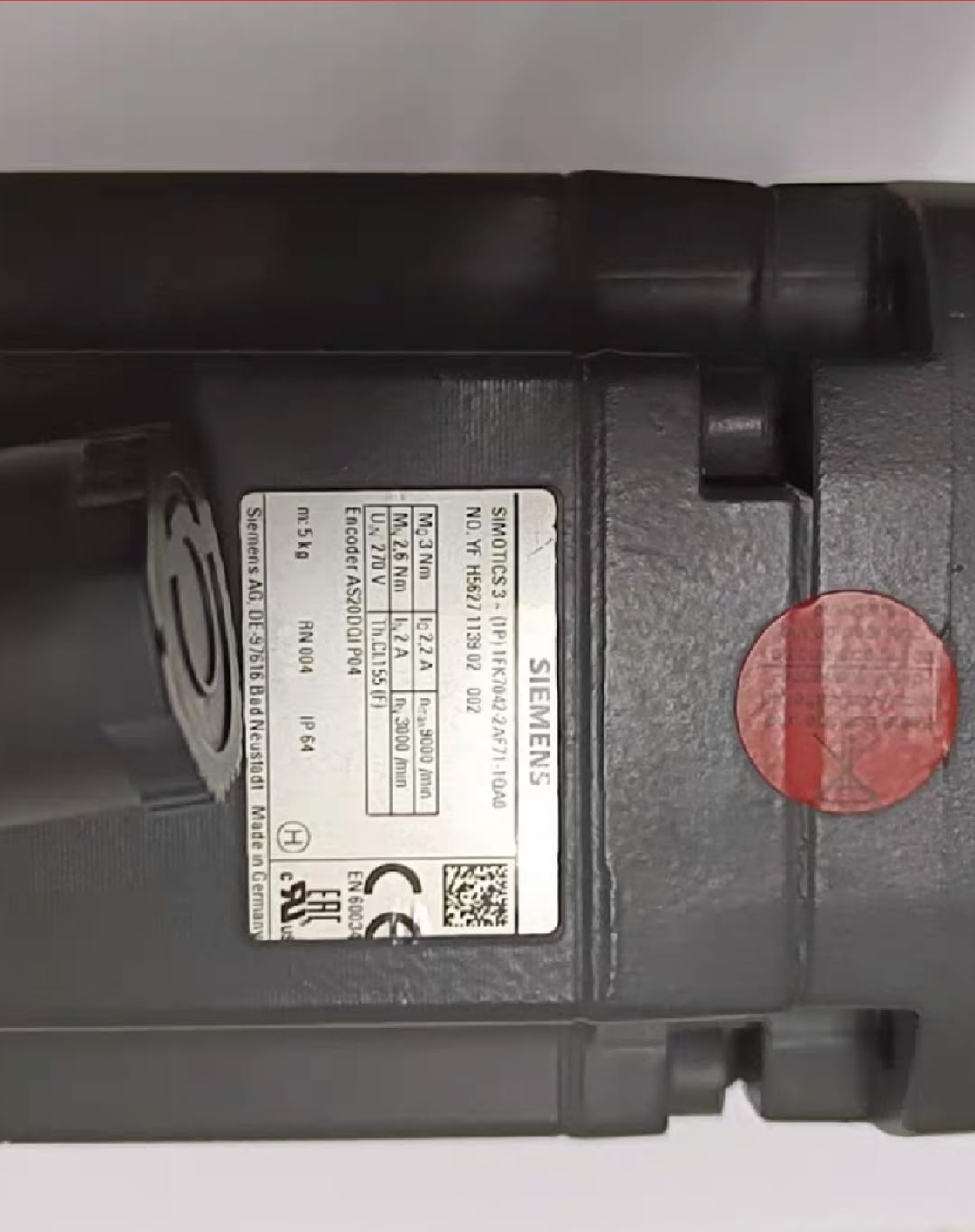 1 PCS Motor 1FK7042-2AF71-1QA0(Used) in Good Condition