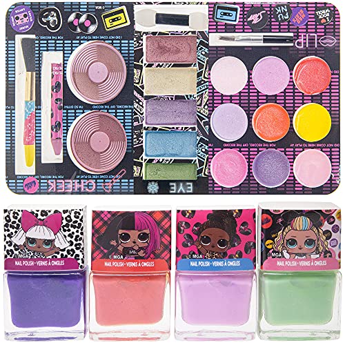 L.o.l Surprise! Townley Girl Train Case Cosmetic Makeup Set Includes Lip Gloss, Eye Shimmer, Nail Polish, Hair Accessories & More! For Kids Girls, Ages 3+ Perfect For Parties, Sleepovers & Makeovers #TOP7
