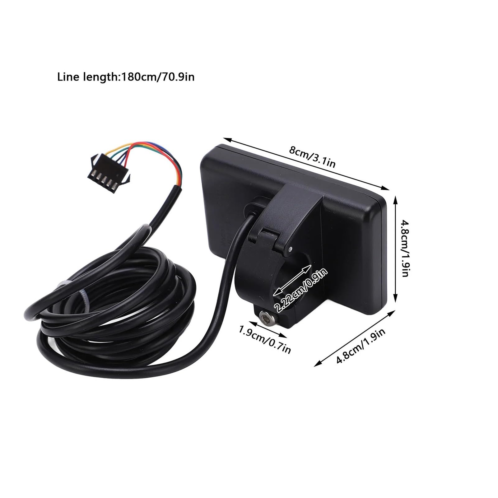 Wyświetlacz Roweru Elektrycznego, S866 Elektryczny Miernik LCD Z Wyświetlaczem 24V 36V 48V Panel