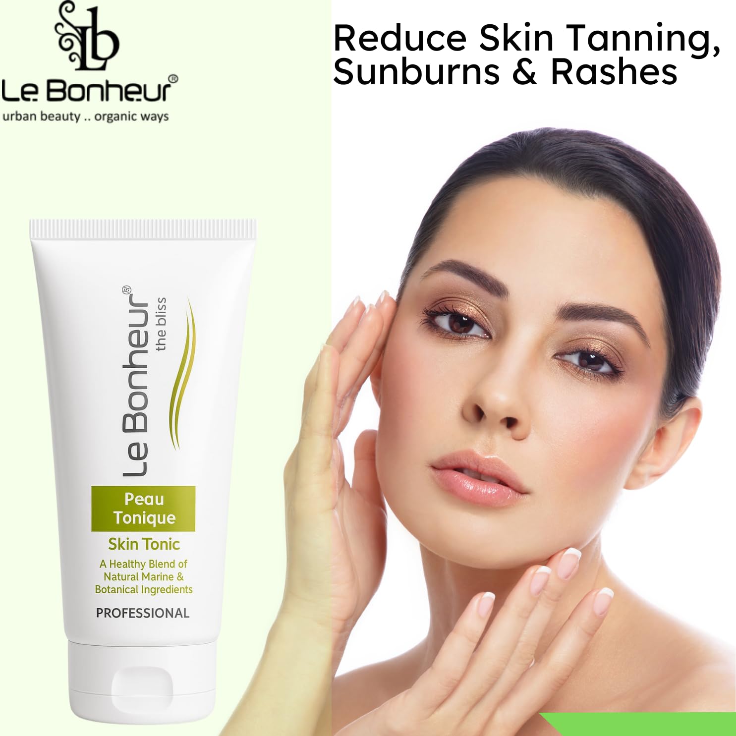 Le Bonheur Peau Tonique For Healthy Skin | Skin Tonique | Deep Moisturizing | Rejuvenate Skin Cell | Skin Care Routine | Balances The Skin Ph | Alcohol Free Skin Care Multi Use | Men & Women | 50 ml 2