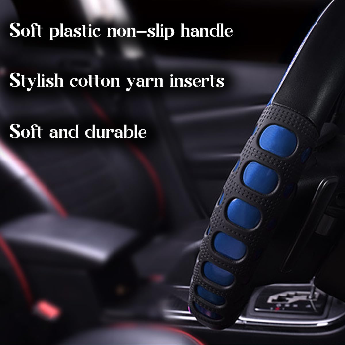 Stuurwielhoes Stuurhoezen Voor 38 CM PU Leer Universele Auto Stuurhoes Sport Auto Stuurwiel Covers Antislip Automotive Accessoires: (Kleur : 1