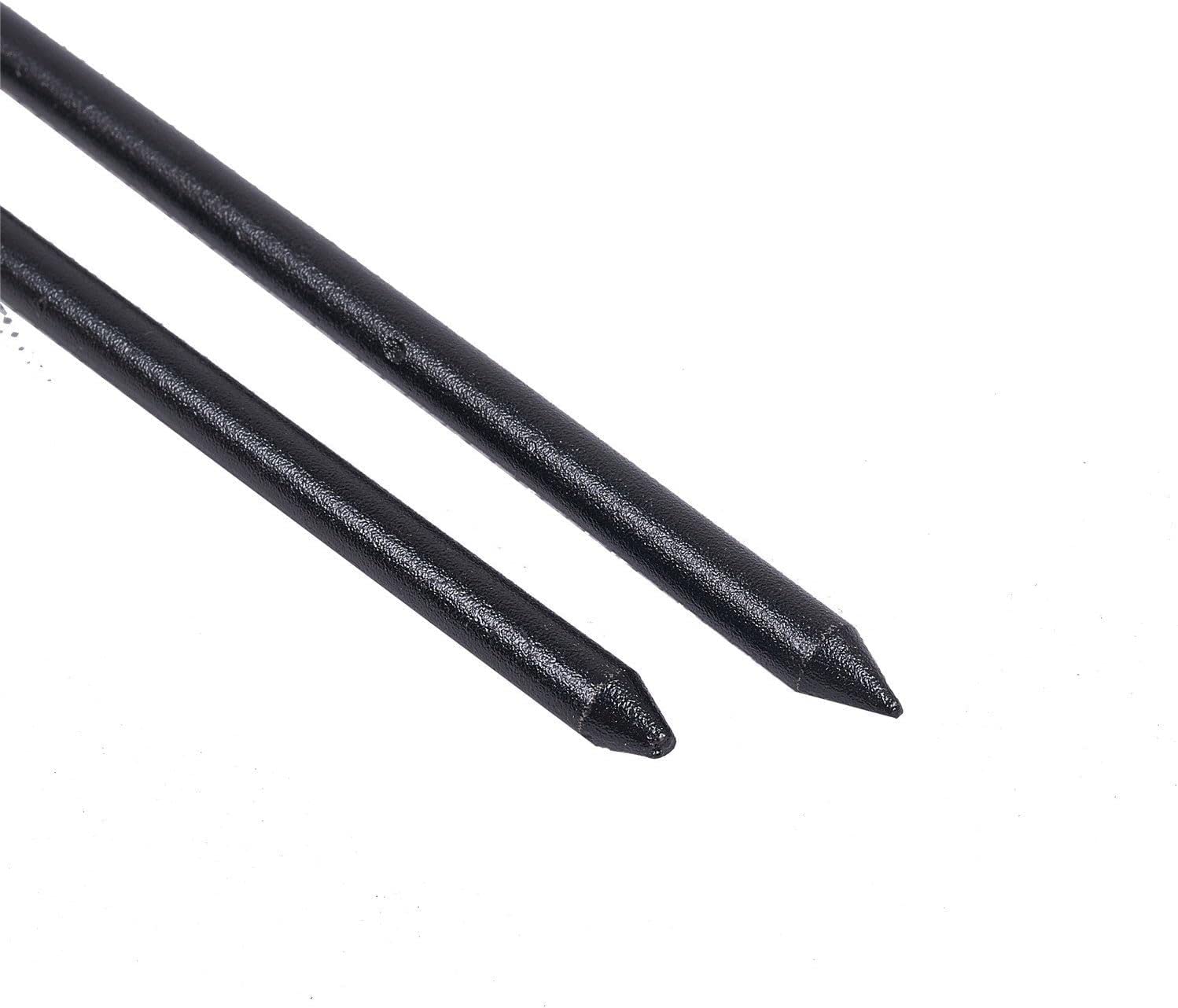 Piquets de tente robustes en acier forgé de 8 pouces, paquet de 10 piquets de tente solides, piquets de moulage, piquets de camping à empreinte pour auvent et bâche de camping en plein air rocheux