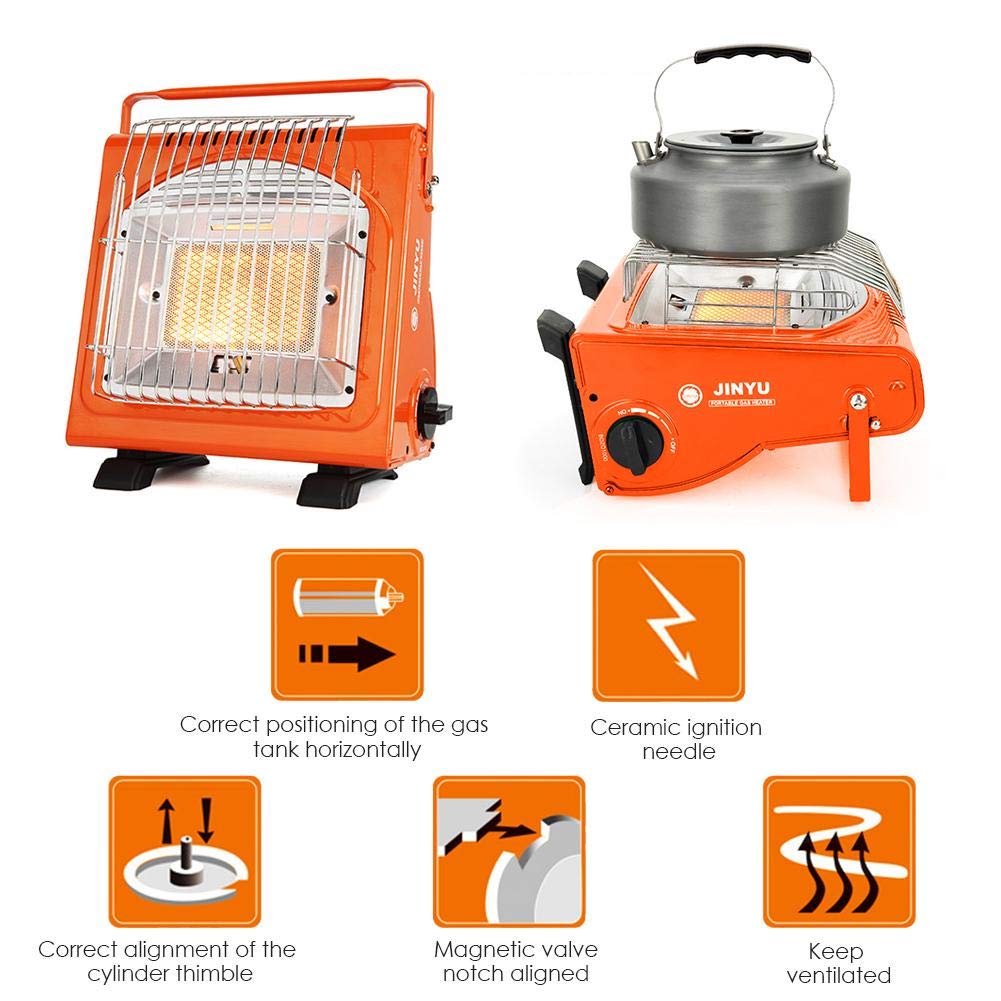 Portable Gas Heater, Compact Lightweight Room Heater, Safety Household Propane  Heater, Multifunctional Gas Heater, Ideal for Outdoor Camping, Fishing,  Picnic, Hiking : Amazon.de: Garden