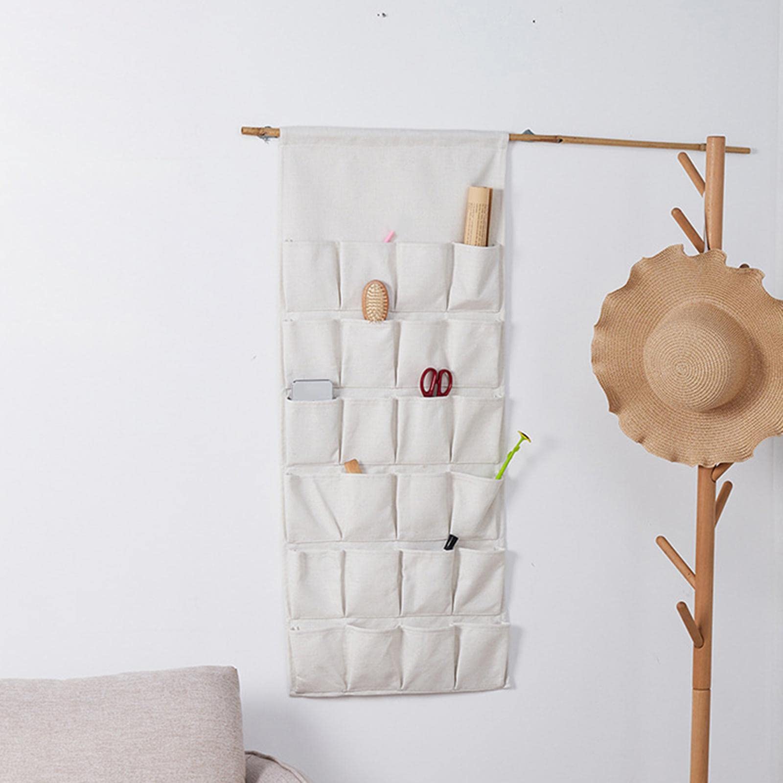LOVIVER Calendario Dell'Avvento Fai da Te da Appendere, Borsa per Camera da Letto, Soggiorno E Decorazione della Casa.