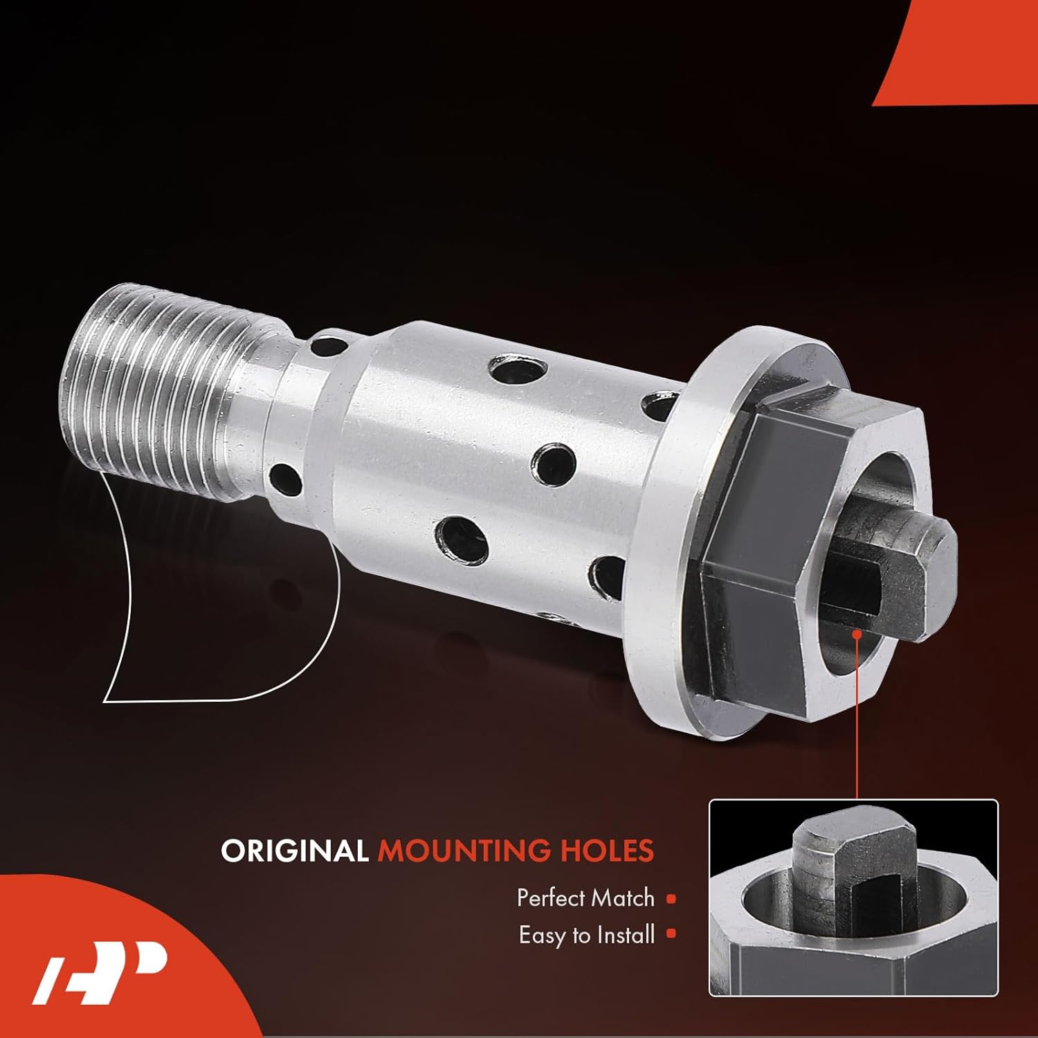 A-Premium 2-PC Intake & Exhaust Engine Variable Valve Timing (VVT) Solenoid Compatible with Mercedes-Benz C230, C300, C350, E350, E550, GLK350, GL450, GL550, S400, S550, G550, SL550, SLK280