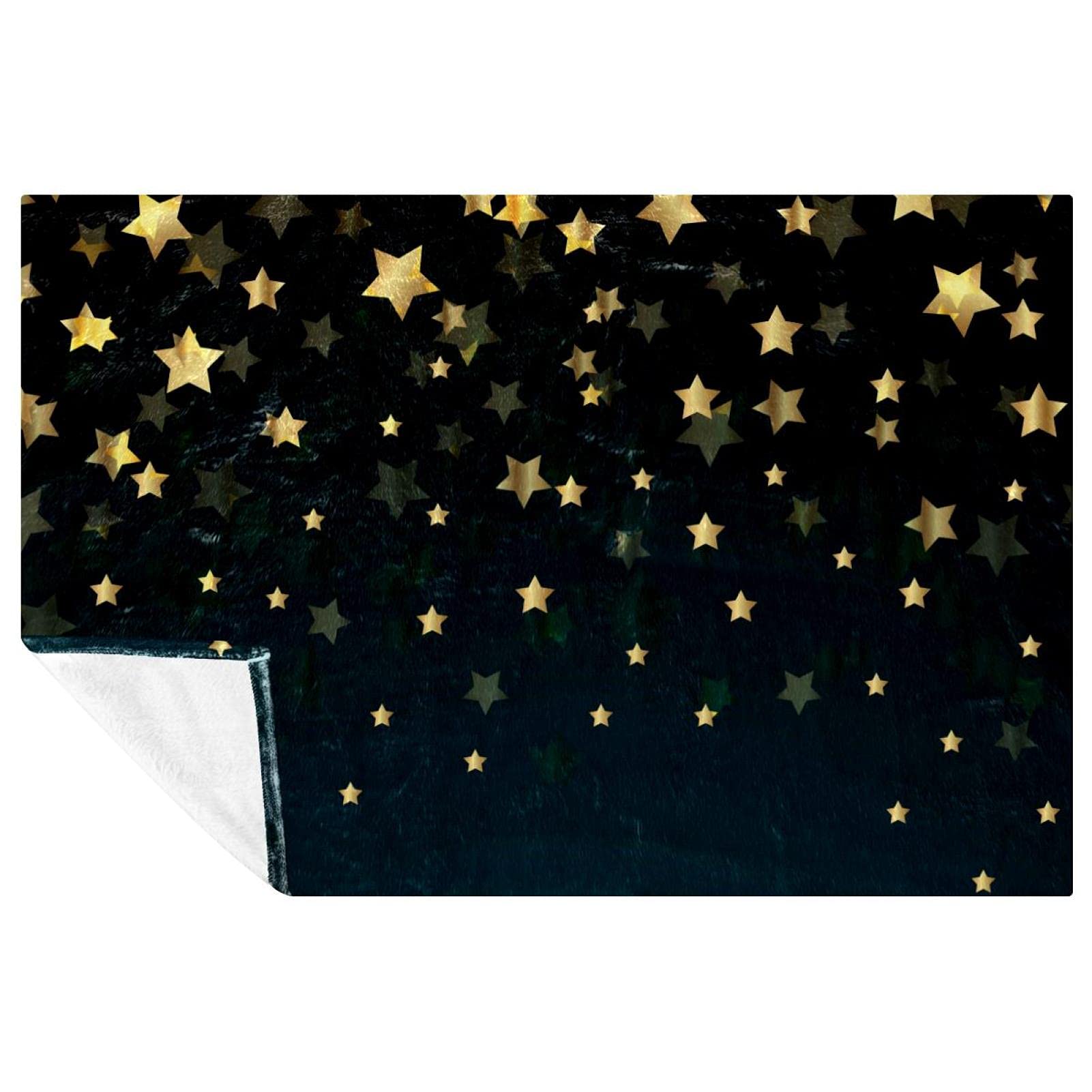 Couverture chaude et douce Night Sky de 150x100 cm pour une isolation thermique maximale