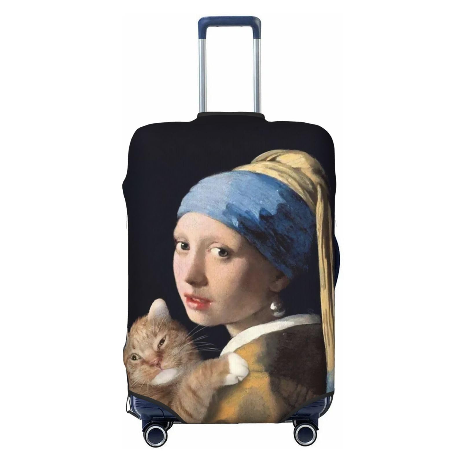 Amazon.co.jp: スーツケースカバー 面白い 猫 ヨハネス・フェル